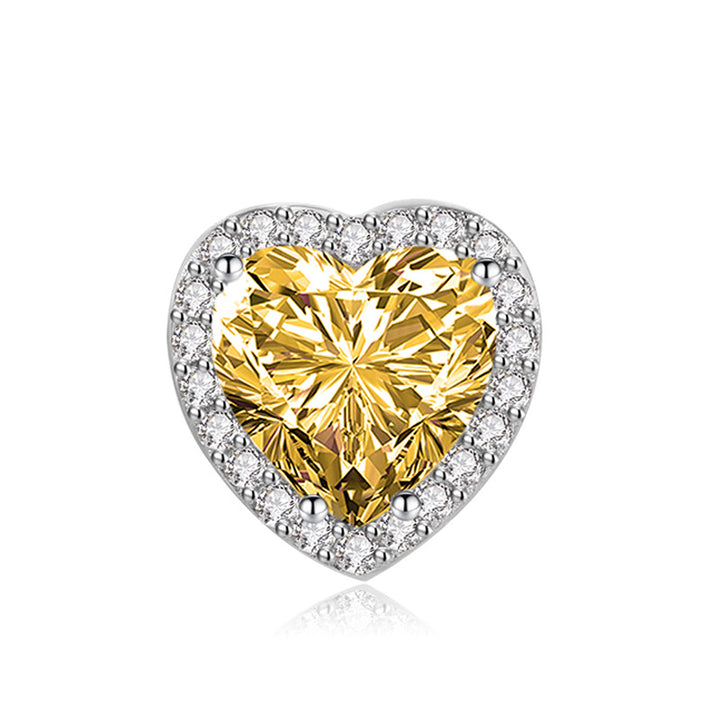 Moissanite Heart Necklace