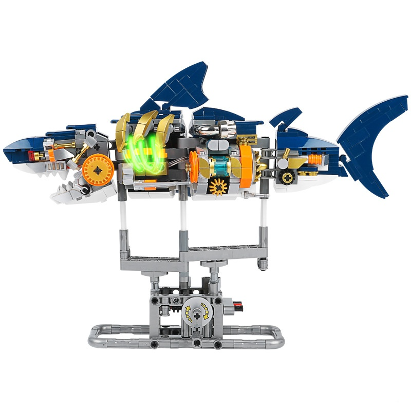 Mechanical Shark Display Set